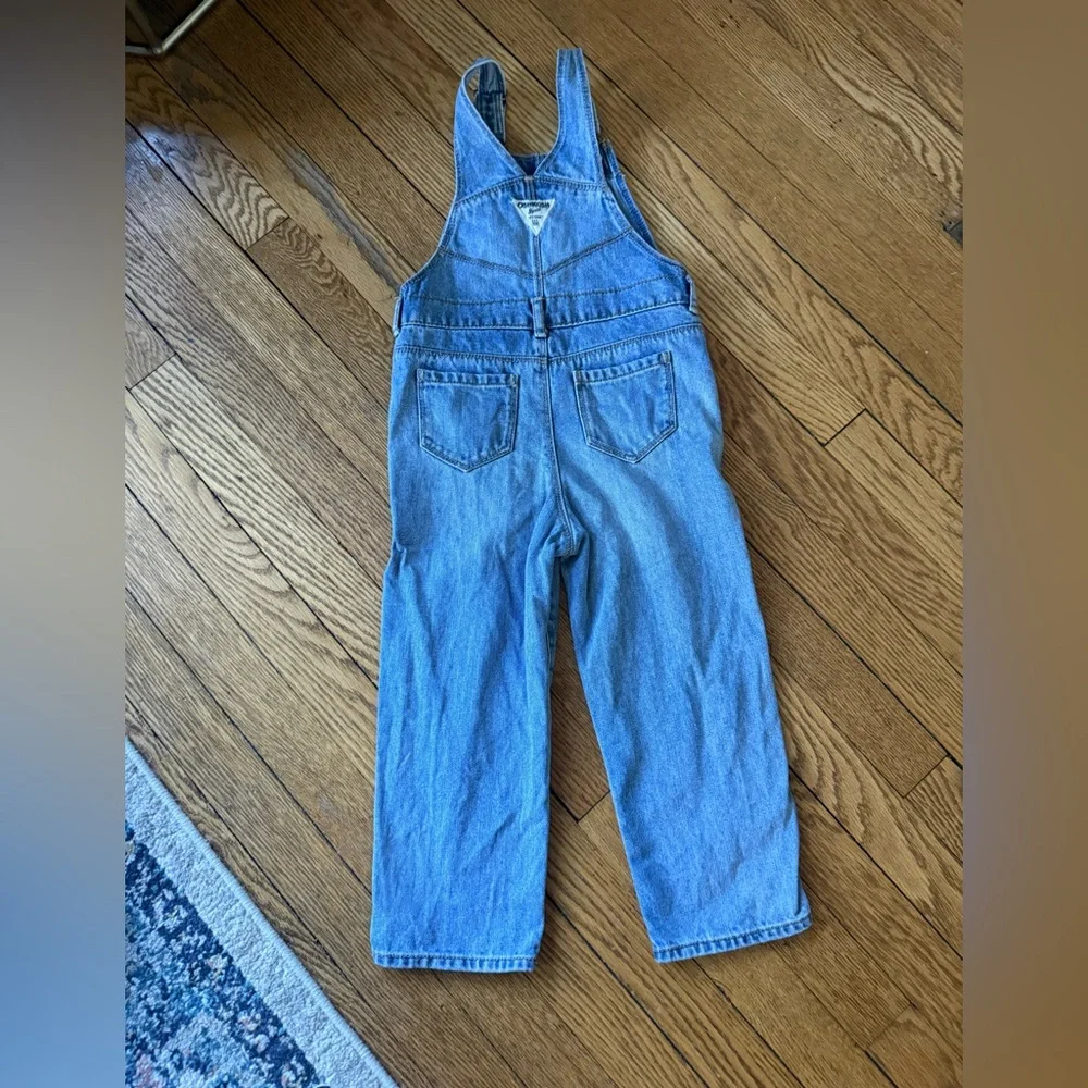 OshKosh B'gosh Denim Overalls - Size 4